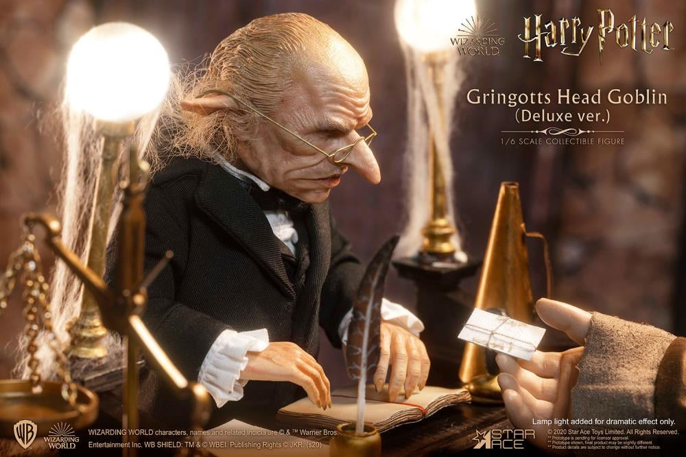 Harry Potter and the Sorcerer's Stone Gringotts Head Goblin (Deluxe Ver.) 1/6 Scale Figure