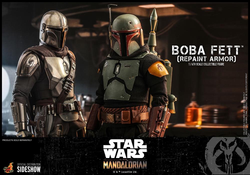 Boba Fett (Repaint Armor) Sixth Scale Figure by Hot Toys The Mandalorian - Television Masterpiece Series