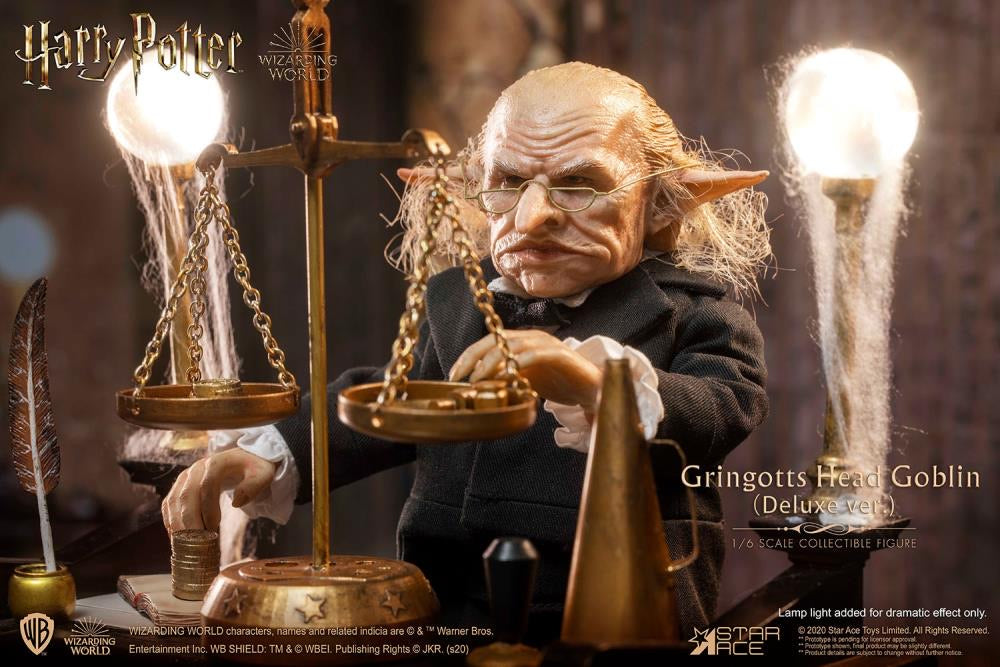 Harry Potter and the Sorcerer's Stone Gringotts Head Goblin (Deluxe Ver.) 1/6 Scale Figure