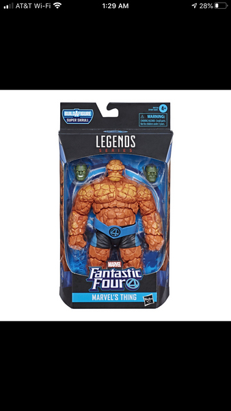 Marvel Legends Fantastic Four The Thing BAF Super Skrull Action Figure