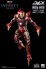 DLX Iron Man Mark 43 (Battle Damage) Collectible Figure by Threezero