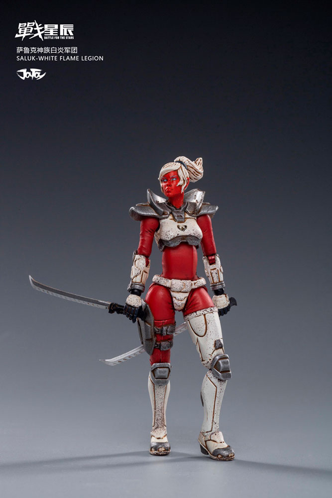 Saluk - White Flame Legion Collectible Set by Joytoy