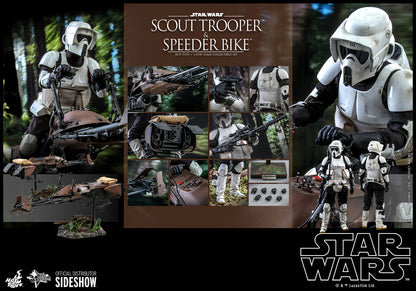 Scout Trooper™ and Speeder Bike™ Sixth Scale Figure Set by Hot Toys