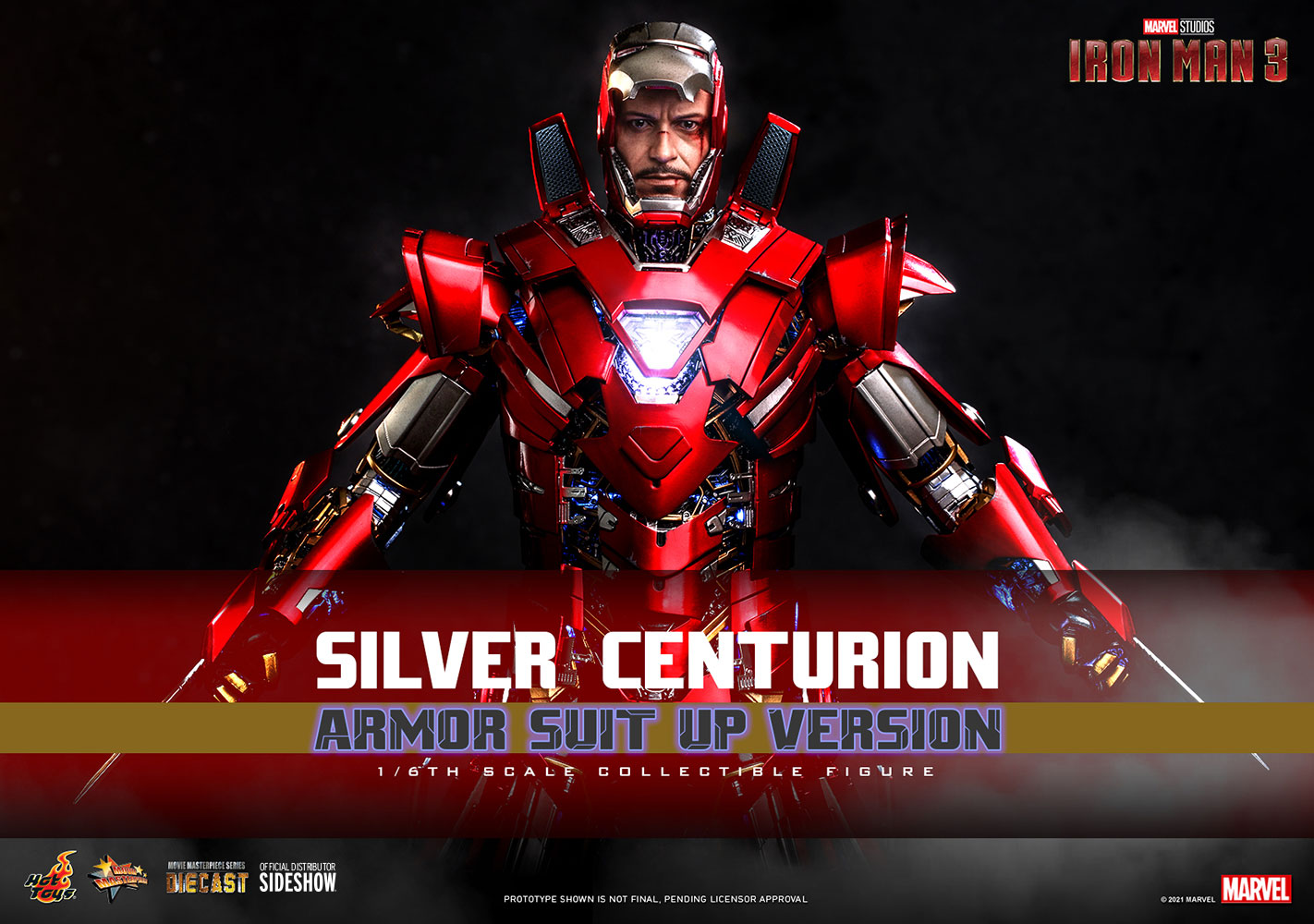 Silver Centurion (Armor Suit Up Version) Sixth Scale Figure by Hot Toys