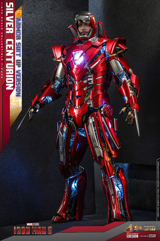 Silver Centurion (Armor Suit Up Version) Sixth Scale Figure by Hot Toys