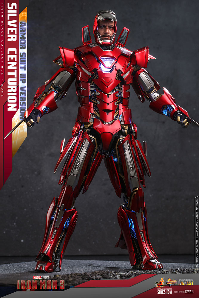 Silver Centurion (Armor Suit Up Version) Sixth Scale Figure by Hot Toys