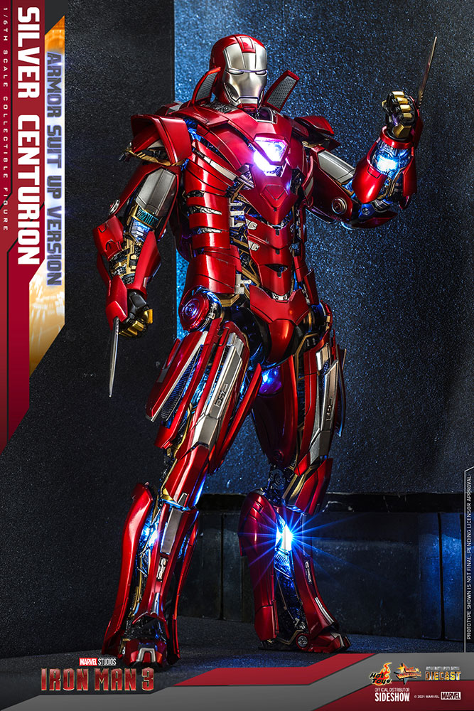 Silver Centurion (Armor Suit Up Version) Sixth Scale Figure by Hot Toys