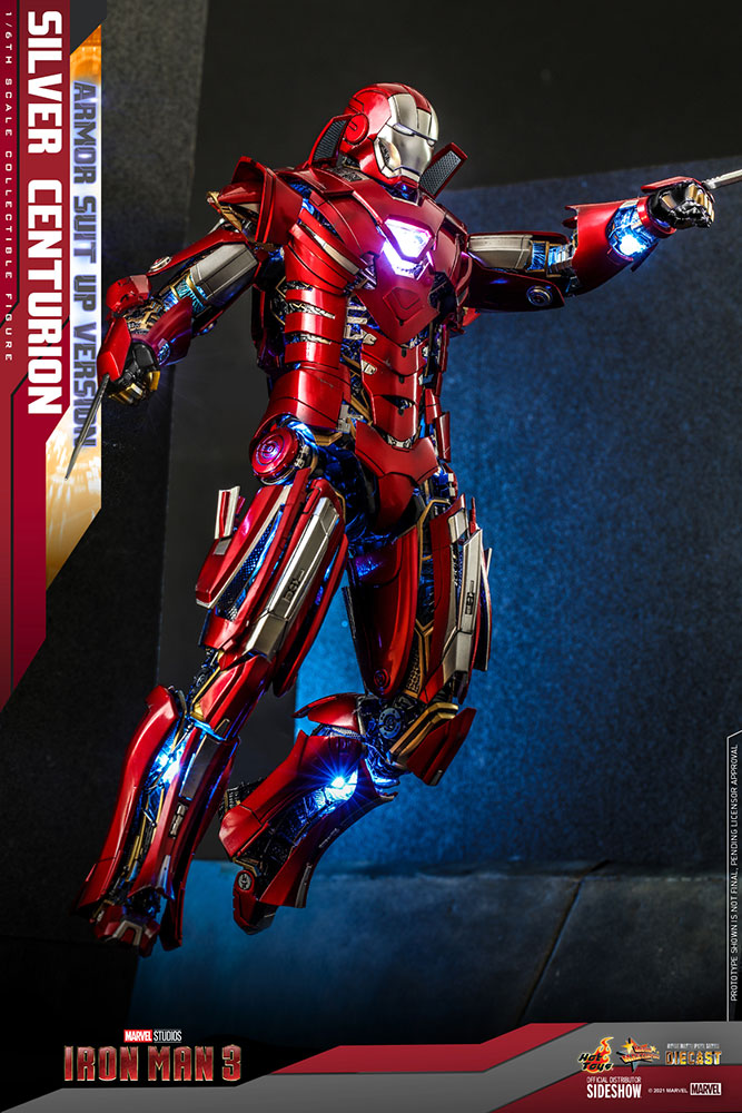 Silver Centurion (Armor Suit Up Version) Sixth Scale Figure by Hot Toys