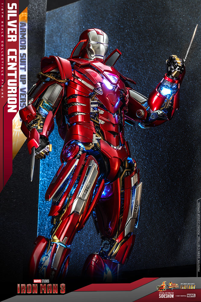 Silver Centurion (Armor Suit Up Version) Sixth Scale Figure by Hot Toys