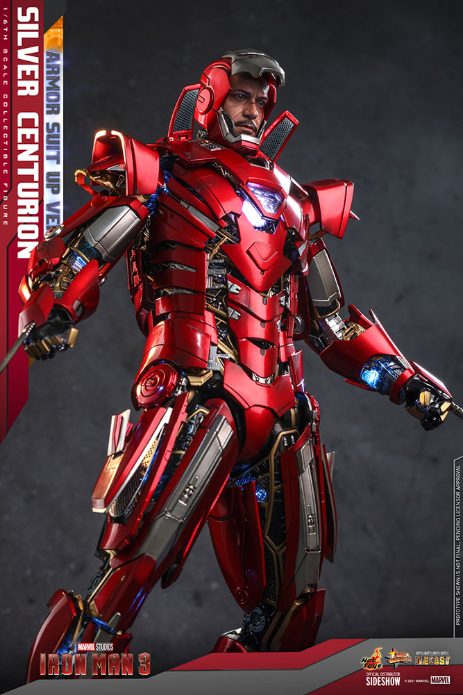 Silver Centurion (Armor Suit Up Version) Sixth Scale Figure by Hot Toys