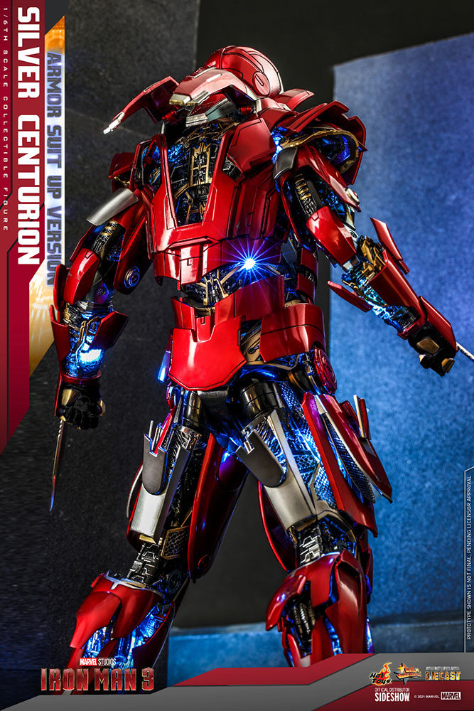 Silver Centurion (Armor Suit Up Version) Sixth Scale Figure by Hot Toys