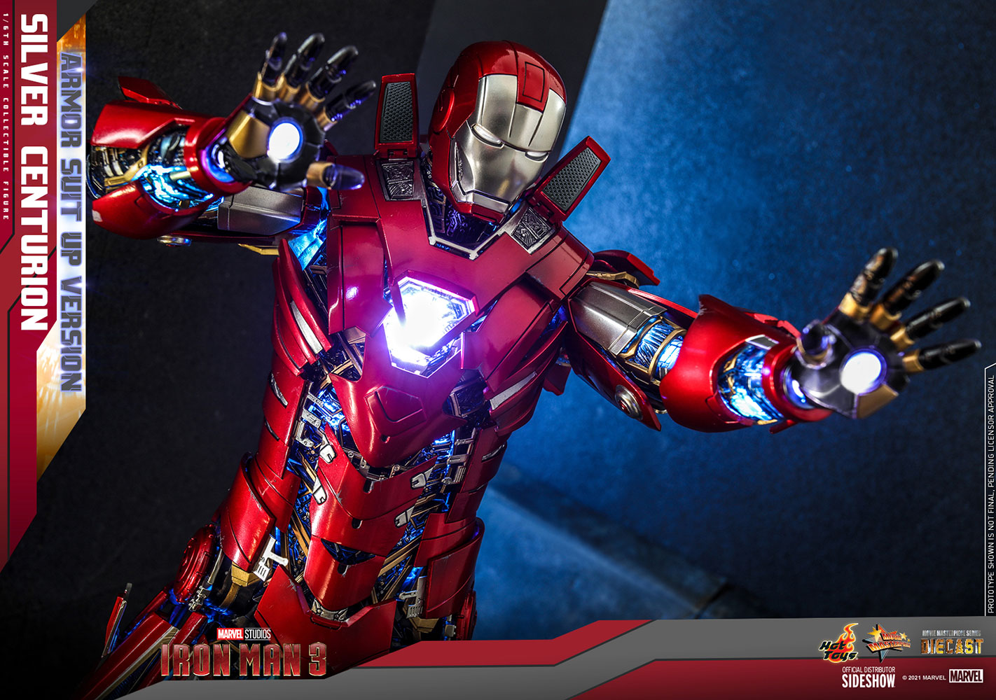 Silver Centurion (Armor Suit Up Version) Sixth Scale Figure by Hot Toys