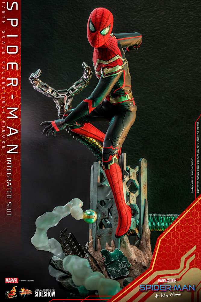 Spider-Man (Integrated Suit) Sixth Scale Figure by Hot Toys