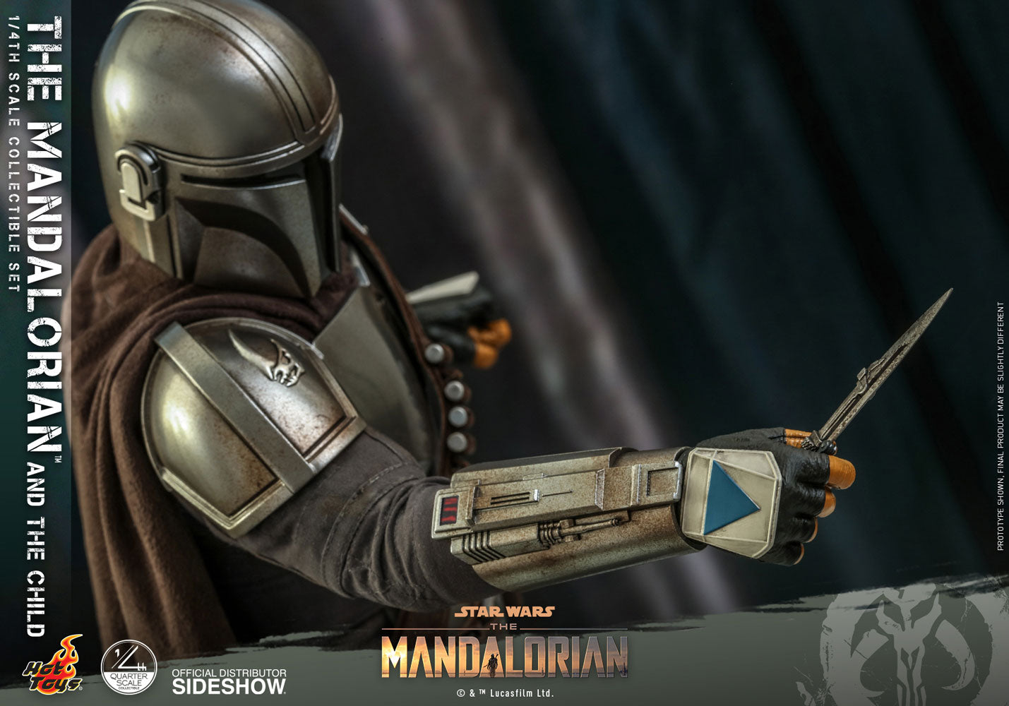 Mandalorian and The Child Quarter Scale Collectible Set - Star Wars - The Mandalorian (Hot Toys)