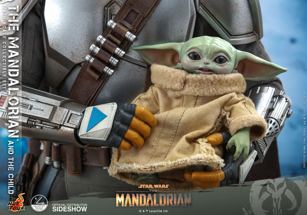 Mandalorian and The Child Quarter Scale Collectible Set - Star Wars - The Mandalorian (Hot Toys)