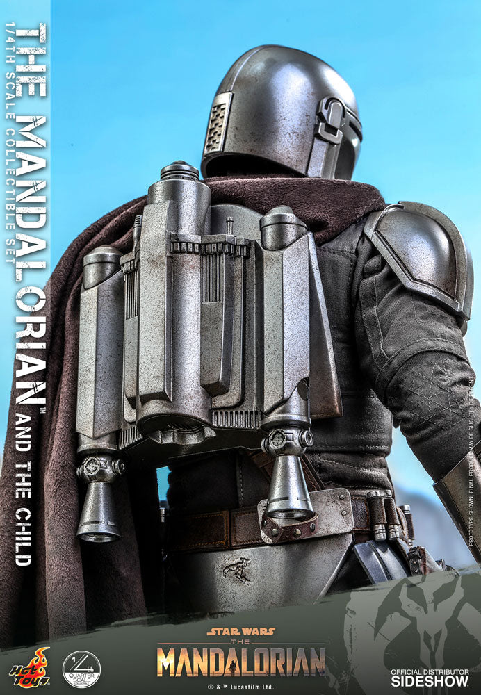 Mandalorian and The Child Quarter Scale Collectible Set - Star Wars - The Mandalorian (Hot Toys)